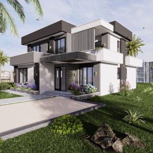 3 Bedroom Modern House Plan